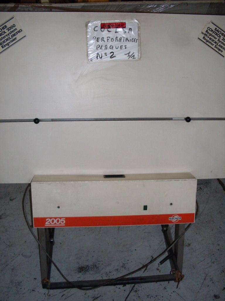 used machine BACHER-2005-2001