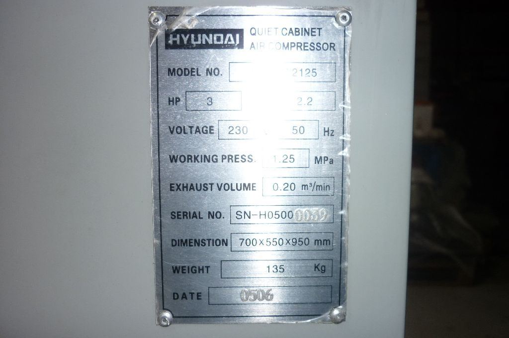 used machine COMPRESSOR-HYUNDAI-2006