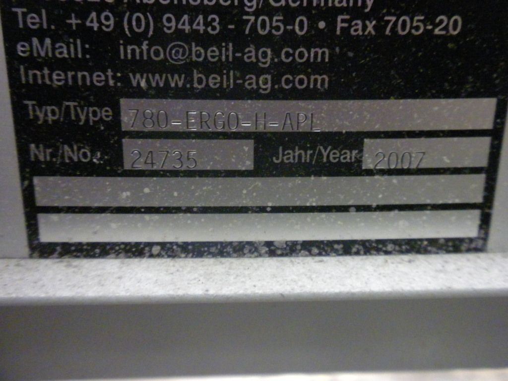 used machine BEIL-780-2007