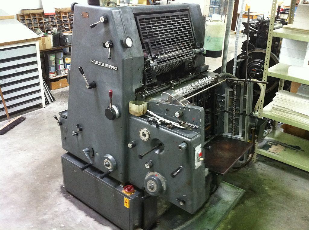 used machine HEIDELBERG-GTO 46-1989